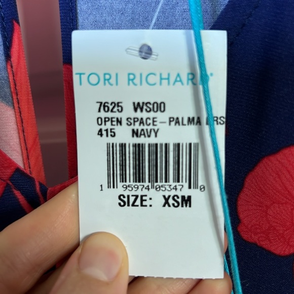 Tori Richard Honolulu Open Spaces Palma Dress in Navy - Picture 4 of 4